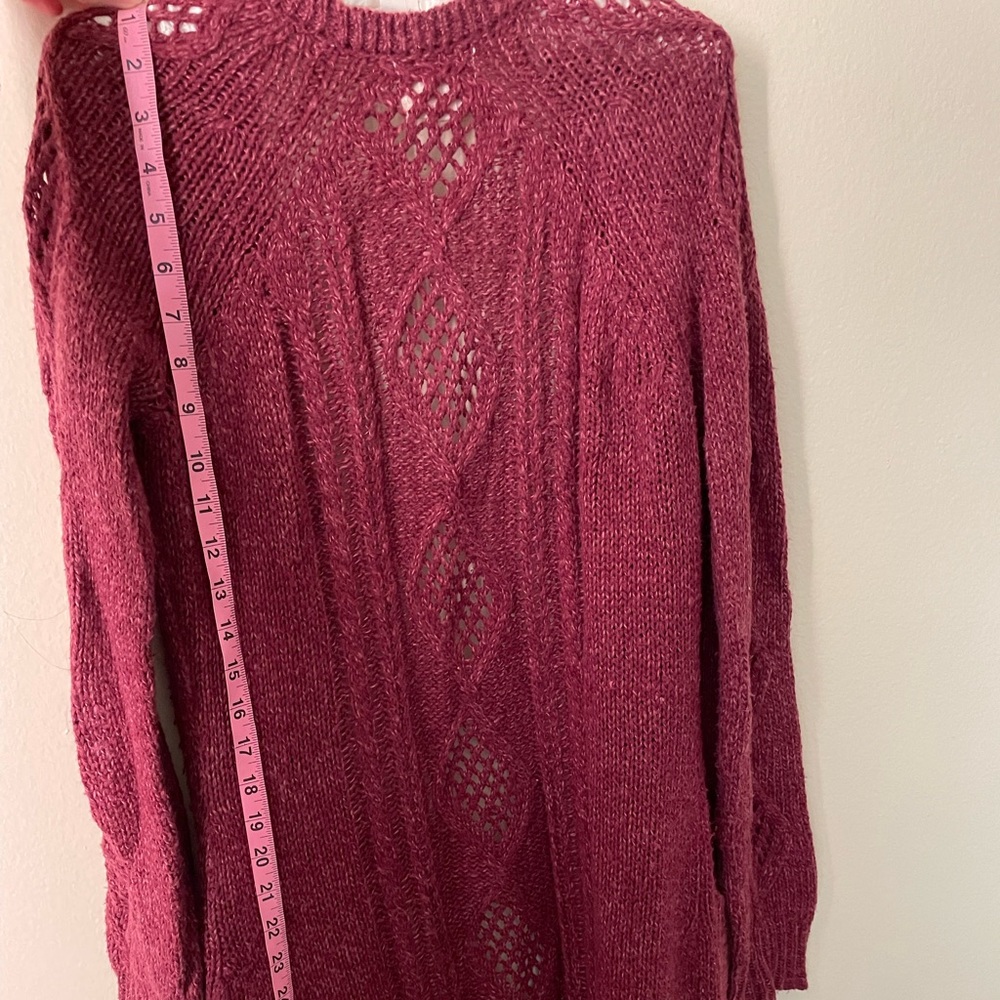 LONG BEAUTIFUL KNITTED CARDIGAN - Picture 7 of 12